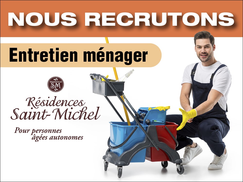 Préposé(e) à l’entretien ménager recherché(e)  